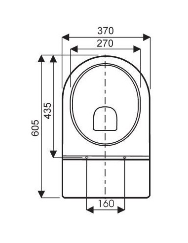 Abattant  WC de rechange pour WC ALLIA COURREGE fabriqué par ETOOS