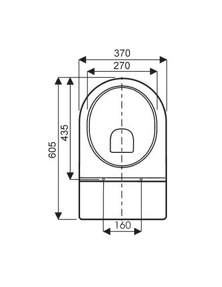 Abattant  WC de rechange pour WC ALLIA COURREGE fabriqué par ETOOS