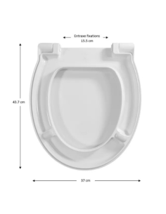 Abattant WC Allia JAZZ blanc 2