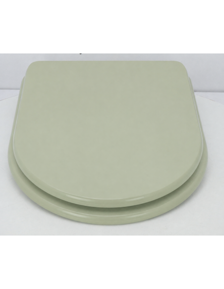 Abattant WC Allia DITO vert clair bois frein de chute