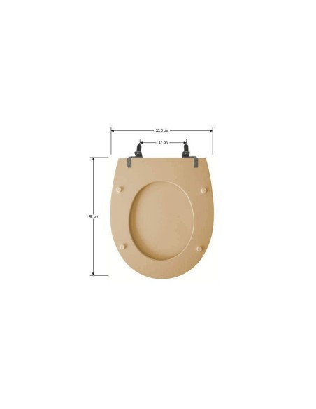 Abattant WC Allia SCARLET Beige Bahamas