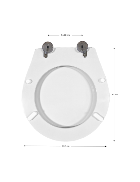 Abattant WC Allia PRECIOSA blanc