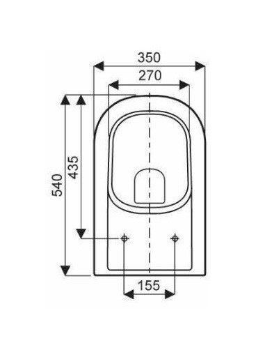 Abattant WC Allia EUROTREND Frein De Chute