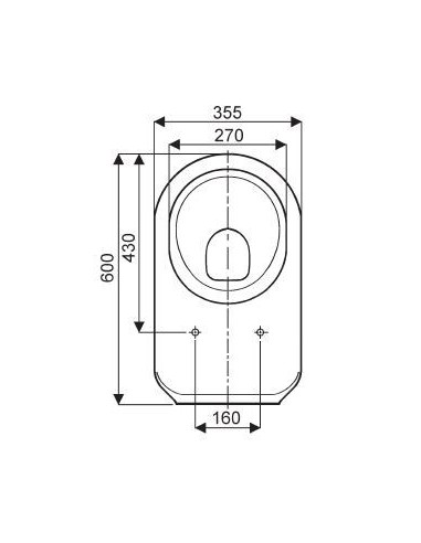 Abattant  WC de rechange pour WC ALLIA MANGO (1&2) blanc