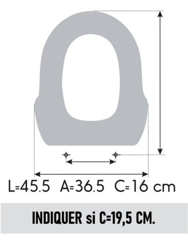 Abattant WC Allia GRECIA blanc