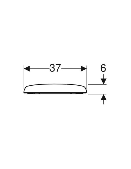 Abattant  WC ALLIA PRIMA SH Compact blanc fabriqué par ETOOS