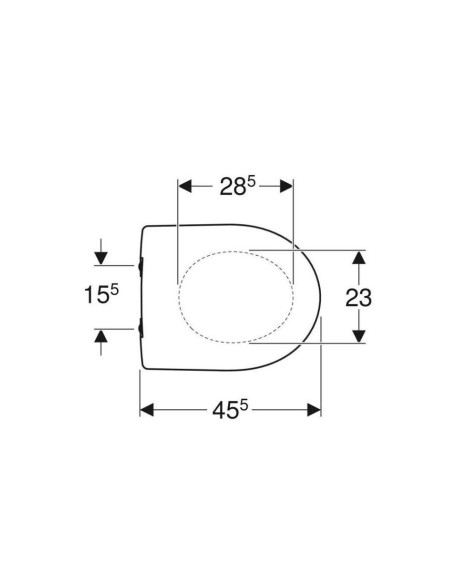 Abattant  WC ALLIA PRIMA SH Compact Pergamon fabriqué par ETOOS