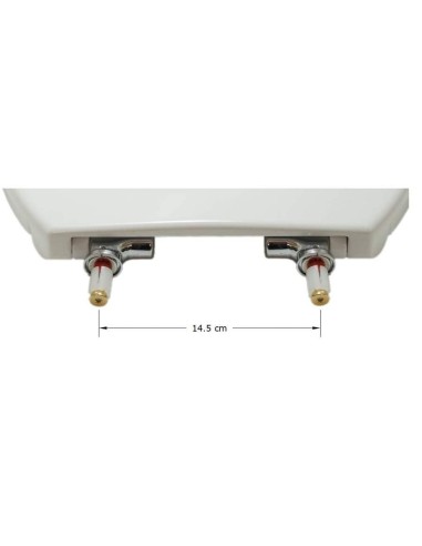 Abattant WC Allia METAPHORE blanc Frein De Chute