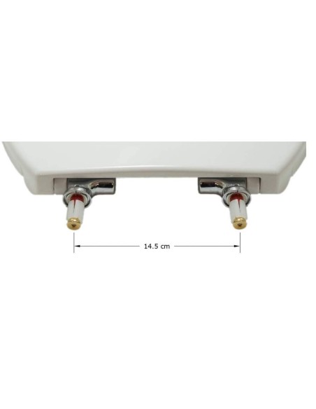 Abattant WC Allia METAPHORE blanc Frein De Chute