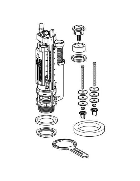 Mecanisme de Chasse Puor Replacement ALLIA - GEBERIT