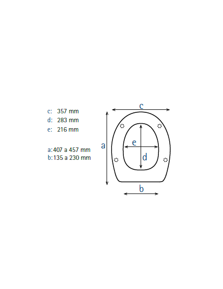 Abattant  WC ALLIA Bastia blanc Frein De Chute fabriqué par ETOOS