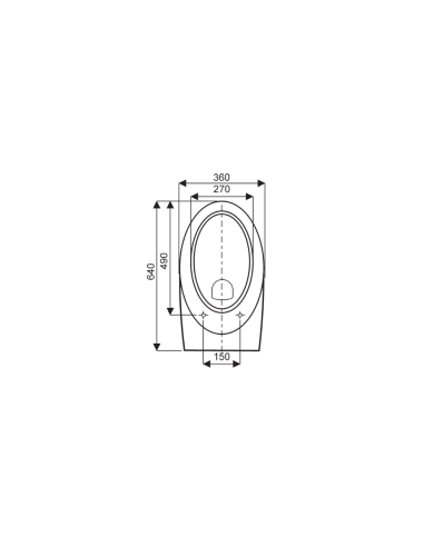 Abattant  WC de rechange pour WC ALLIA METAPHORE 1 blanc