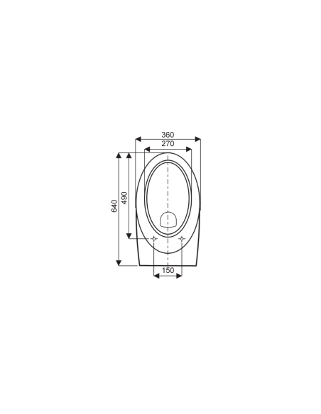 Abattant  WC de rechange pour WC ALLIA METAPHORE 1 blanc