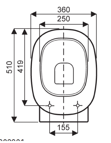 Abattant WC Allia NAOS blanc