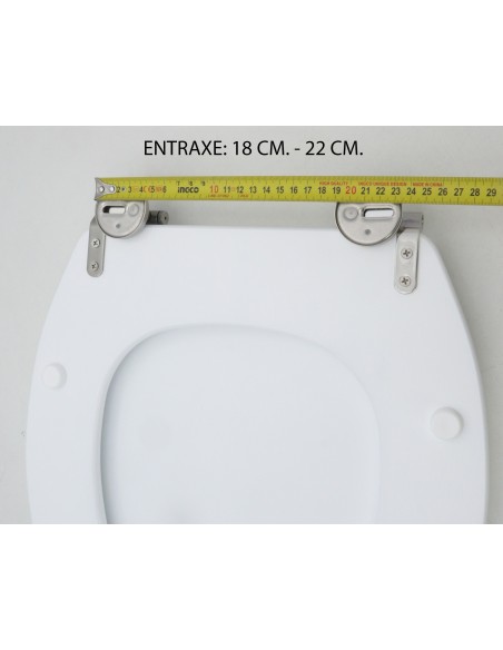 Abattant  WC pour WC ALLIA PRIMA Compact Noir fabriqué par ETOOS