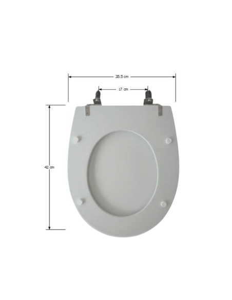 Abattant WC Allia SCARLET blanc