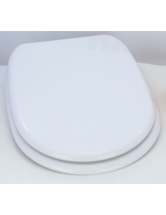 Abattant WC ALLIA Joan Suspendue Fait Sur Mesure Blanc