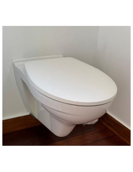 Abattant  WC ALLIA PRIMA 1 blanc Avec Frein De Chute ETOOS