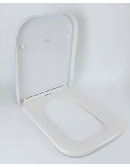 Abattant WC Allia PRIMA STYLE Adaptable Frein de chute blanc