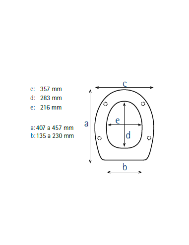 Abattant  WC ALLIA Bastia blanc Frein De Chute fabriqué par ETOOS