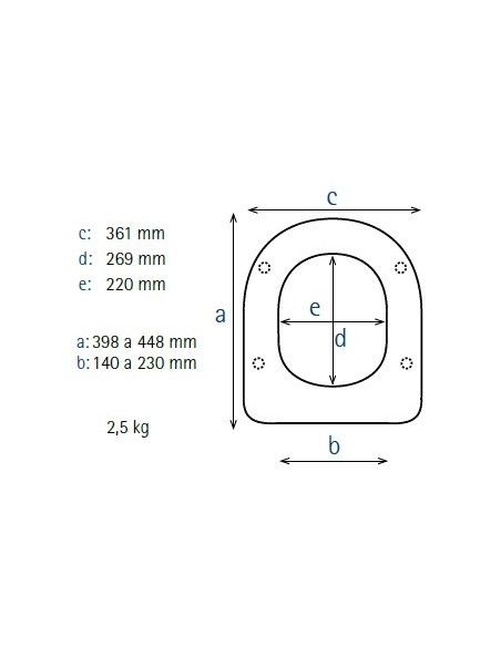 Abattant  WC ALLIA MANGO blanc fabriqué par ETOOS