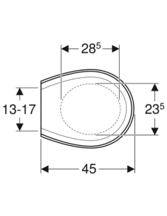 Abattant WC GEBERIT PUBLICA blanc frein de chute 2