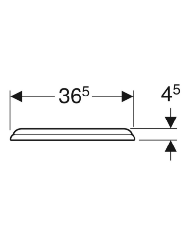 Abattant WC GEBERIT PUBLICA blanc frein de chute