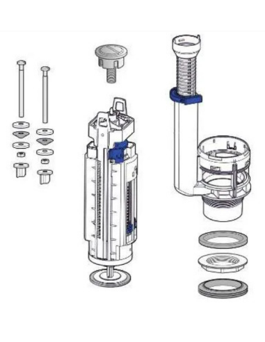 Mecanisme de Chasse Pour Replacement ALLIA ROYAN 6 - CLICO