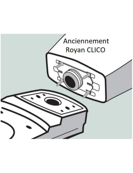 Mecanisme de Chasse Pour Replacement ALLIA ROYAN 6 - CLICO