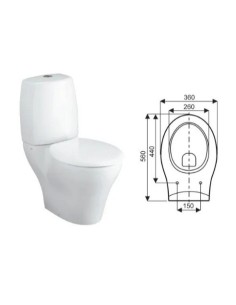 Abattant WC Allia CHARMING blanc Plastique 2