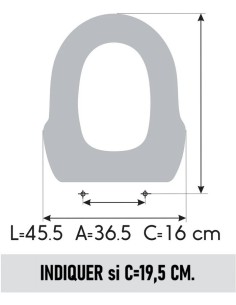 Abattant WC Allia GRECIA noir  Frein De Chute 2