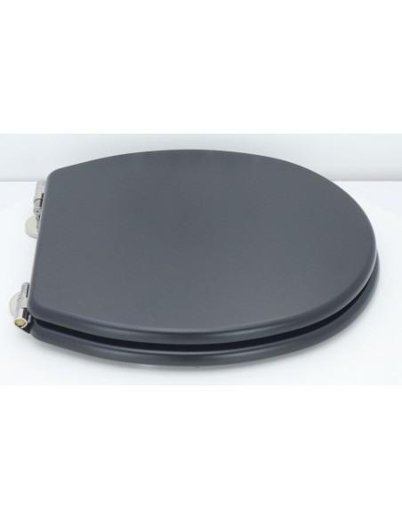 Abattant WC Allia PRIMA Compact Noir Frein de Chute