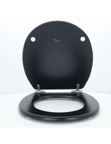 Abattant WC Allia PRIMA Compact Noir Frein de Chute