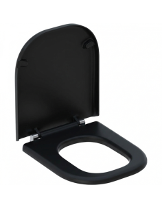 Abattant WC Allia LATITUDE noir matt Frein De Chute Fait Sur Mesure