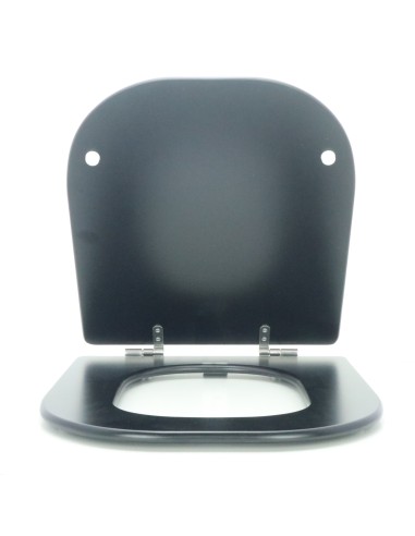 Abattant WC Allia LATITUDE noir matt Frein De Chute Fait Sur Mesure