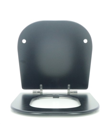Abattant WC Allia LATITUDE noir matt Frein De Chute Fait Sur Mesure
