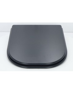 Abattant WC Allia LATITUDE noir matt Frein De Chute Fait Sur Mesure 2