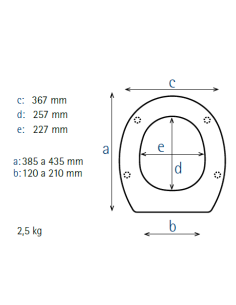 Abattant WC Allia PRIMA Compact blanc Frein de Chute