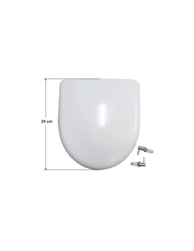 Abattant  WC ALLIA PRIMA SH Compact blanc fabriqué par ETOOS