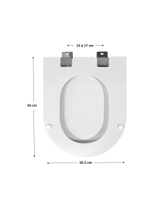 Abattant WC Allia COURREGE blanc 2